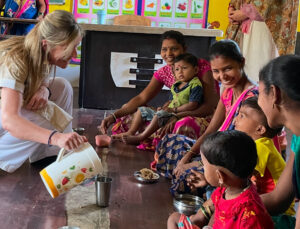 Feeding children